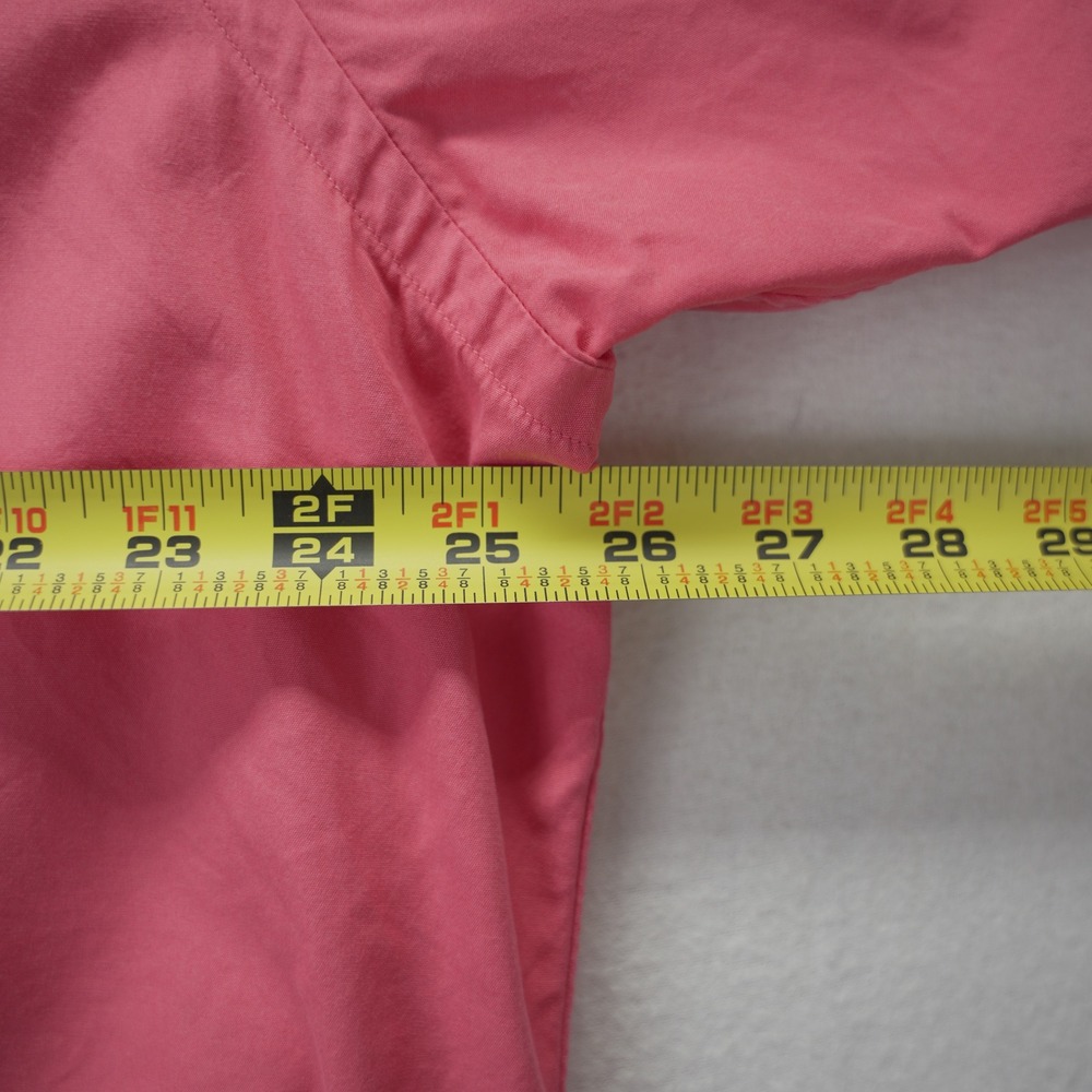 Ralph Lauren Classic Fit Short Sleeve Button Down Shirt Salmon Pink Mens XL - Picture 6 of 9